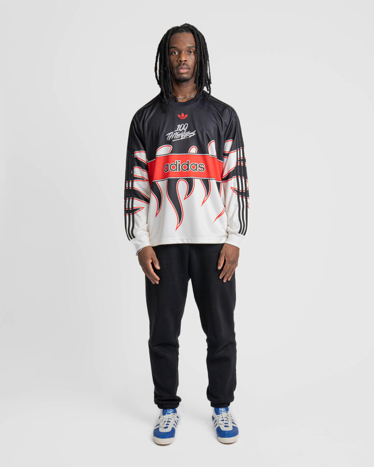adidas originals x 100 THIEVES LONGSLEEVE | JD8174 | AFEW STORE